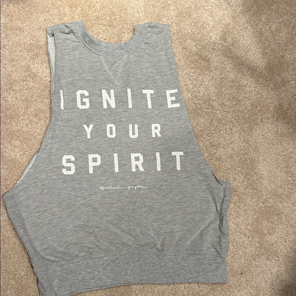 Spiritual Gangster Gray Muscle Tee